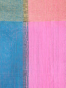 Women's Handloom Cotton Silk Saree With Blouse Piece