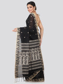 Women's Handloom Cotton Saree With Blouse Piece