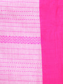 Women's Handloom Cotton Saree With Blouse Piece