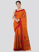 Women's Handloom Cotton Saree With Blouse Piece