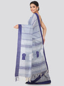 Women's Handloom Cotton Saree With Blouse Piece