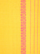 Women's Handloom Cotton Saree With Blouse Piece