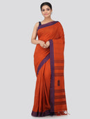 Women's Handloom Cotton Saree With Blouse Piece