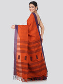Women's Handloom Cotton Saree With Blouse Piece