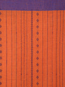 Women's Handloom Cotton Saree With Blouse Piece