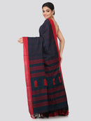Women's Handloom Cotton Saree With Blouse Piece