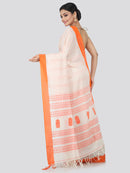 Women's Handloom Cotton Saree With Blouse Piece
