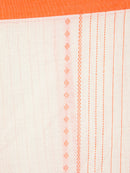 Women's Handloom Cotton Saree With Blouse Piece