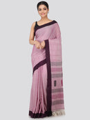 Women's Handloom Cotton Saree With Blouse Piece