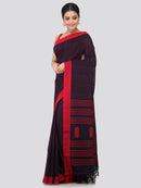 Women's Handloom Cotton Saree With Blouse Piece