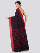 Women's Handloom Cotton Saree With Blouse Piece