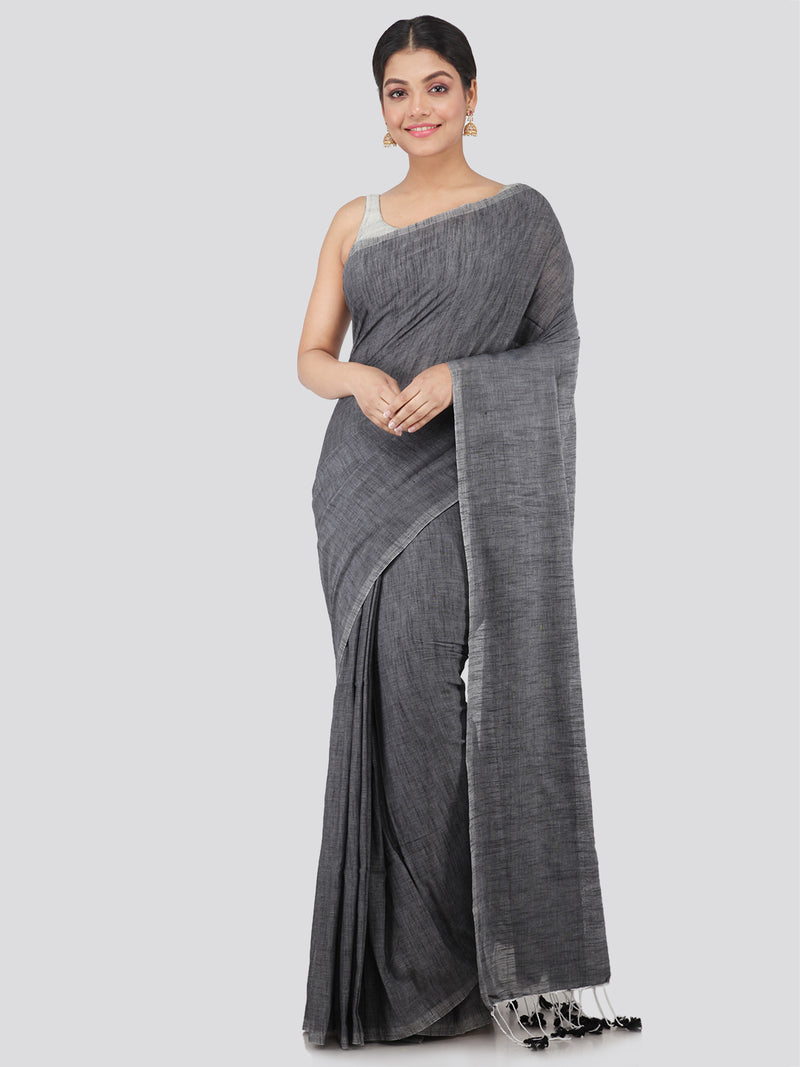 Women's Pure Cotton Saree With Blouse Piece