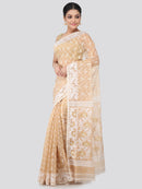 Women's Handloom Jamdani Saree without Blouse Piece