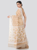 Women's Handloom Jamdani Saree without Blouse Piece