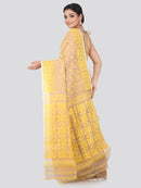 Women's Handloom Jamdani Saree without Blouse Piece
