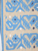 Women's Cotton Jamdani Saree Without Blouse Piece