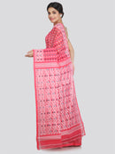 Women's Cotton Jamdani Saree Without Blouse Piece
