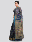 Women's Cotton Jamdani Saree Without Blouse Piece