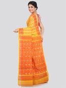 Women's Cotton Jamdani Saree Without Blouse Piece