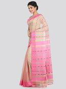 Women's Cotton Jamdani Saree Without Blouse Piece