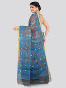 Women's Cotton Jamdani Saree Without Blouse Piece