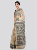 Women's Cotton Jamdani Saree Without Blouse Piece