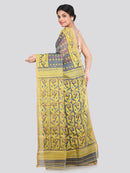 Women's Cotton Jamdani Saree Without Blouse Piece