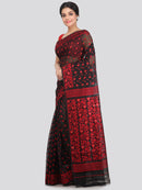 Women's Cotton Jamdani Saree Without Blouse Piece