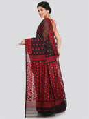 Women's Cotton Jamdani Saree Without Blouse Piece