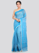 Women's Cotton Jamdani Saree Without Blouse Piece