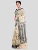 Women's Cotton Jamdani Saree Without Blouse Piece