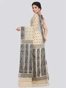 Women's Cotton Jamdani Saree Without Blouse Piece