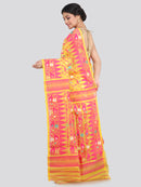 Women's Cotton Jamdani Saree Without Blouse Piece