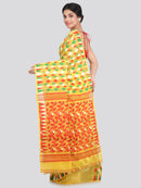 Women's Cotton Jamdani Saree Without Blouse Piece