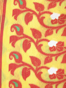 Women's Cotton Jamdani Saree Without Blouse Piece