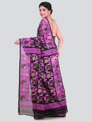 Women's Cotton Jamdani Saree Without Blouse Piece