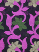 Women's Cotton Jamdani Saree Without Blouse Piece