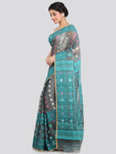 Women's Cotton Jamdani Saree Without Blouse Piece