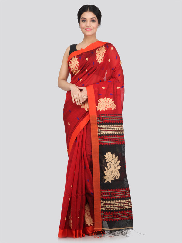 Women's Cotton Silk Saree With Blouse Piece