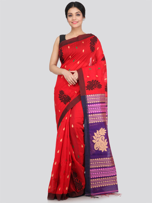 Women's Cotton Silk Saree With Blouse Piece