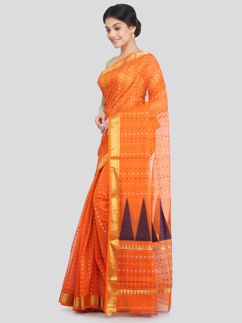 Women's Cotton Silk Saree With Blouse Piece