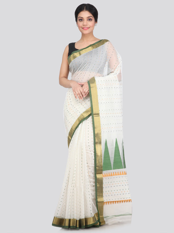 Women's Cotton Silk Saree With Blouse Piece