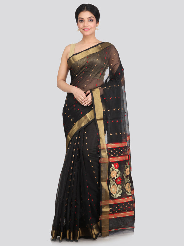 Women's Cotton Silk Saree With Blouse Piece