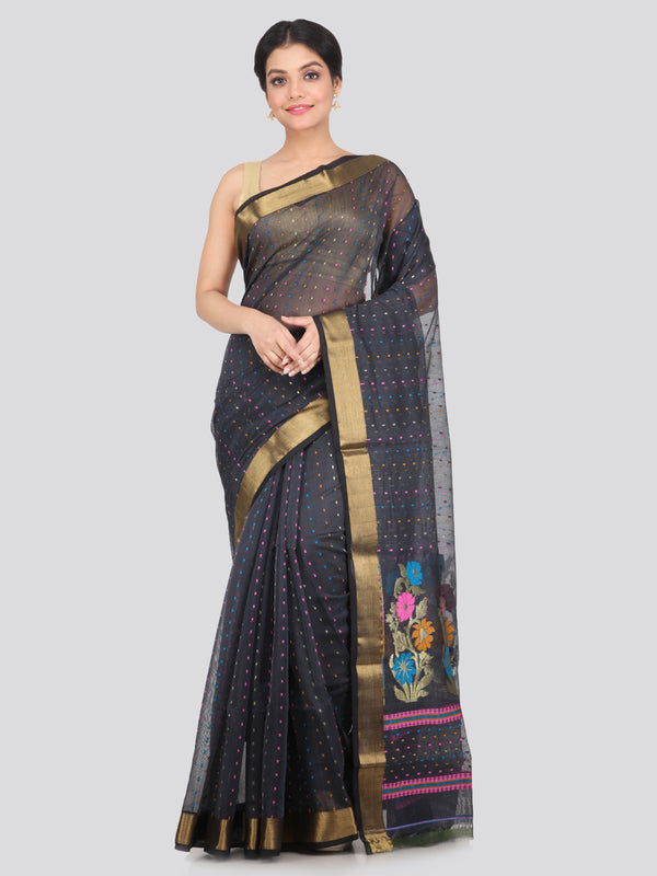 Women's Cotton Silk Saree With Blouse Piece