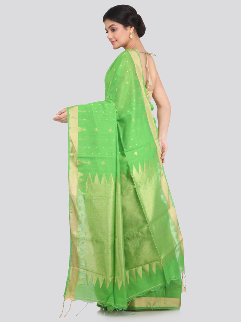 Women's Cotton Silk Saree With Blouse Piece