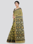 Women's Soft Cotton Jamdani Saree Without Blouse Piece