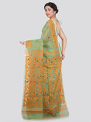 Women's Soft Cotton Jamdani Saree Without Blouse Piece