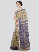 Women's Soft Cotton Jamdani Saree Without Blouse Piece