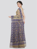 Women's Soft Cotton Jamdani Saree Without Blouse Piece