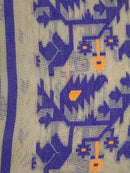 Women's Soft Cotton Jamdani Saree Without Blouse Piece